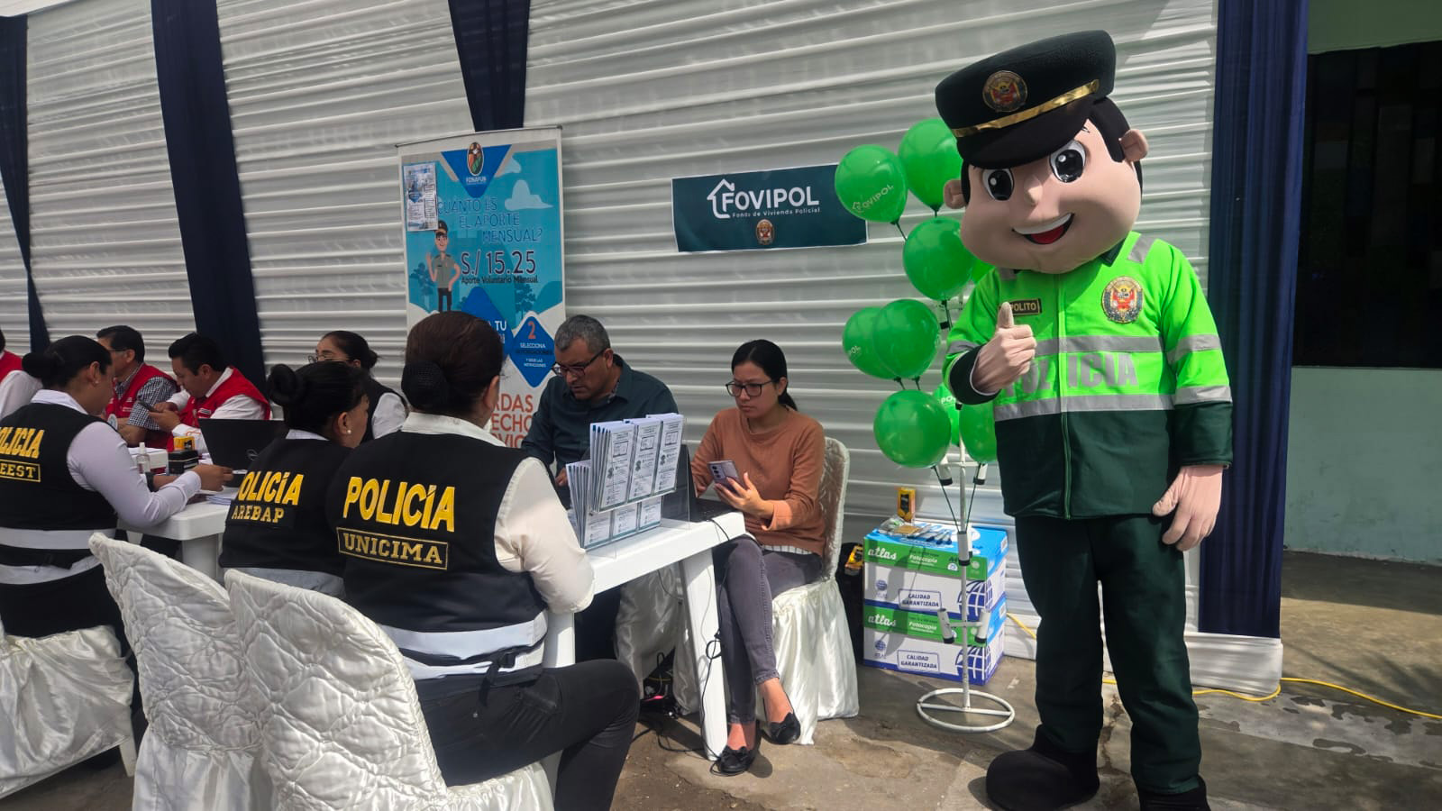 FOVIPOL participó en el programa "Módulo Itinerante" de la Defensoría del Policía