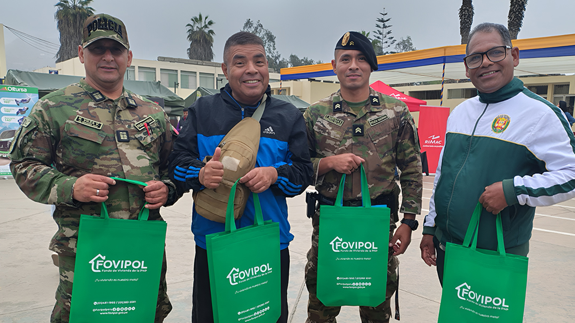 FOVIPOL realizó campaña informativa "Conoce tus beneficios y derechos" en la DIROPES PNP