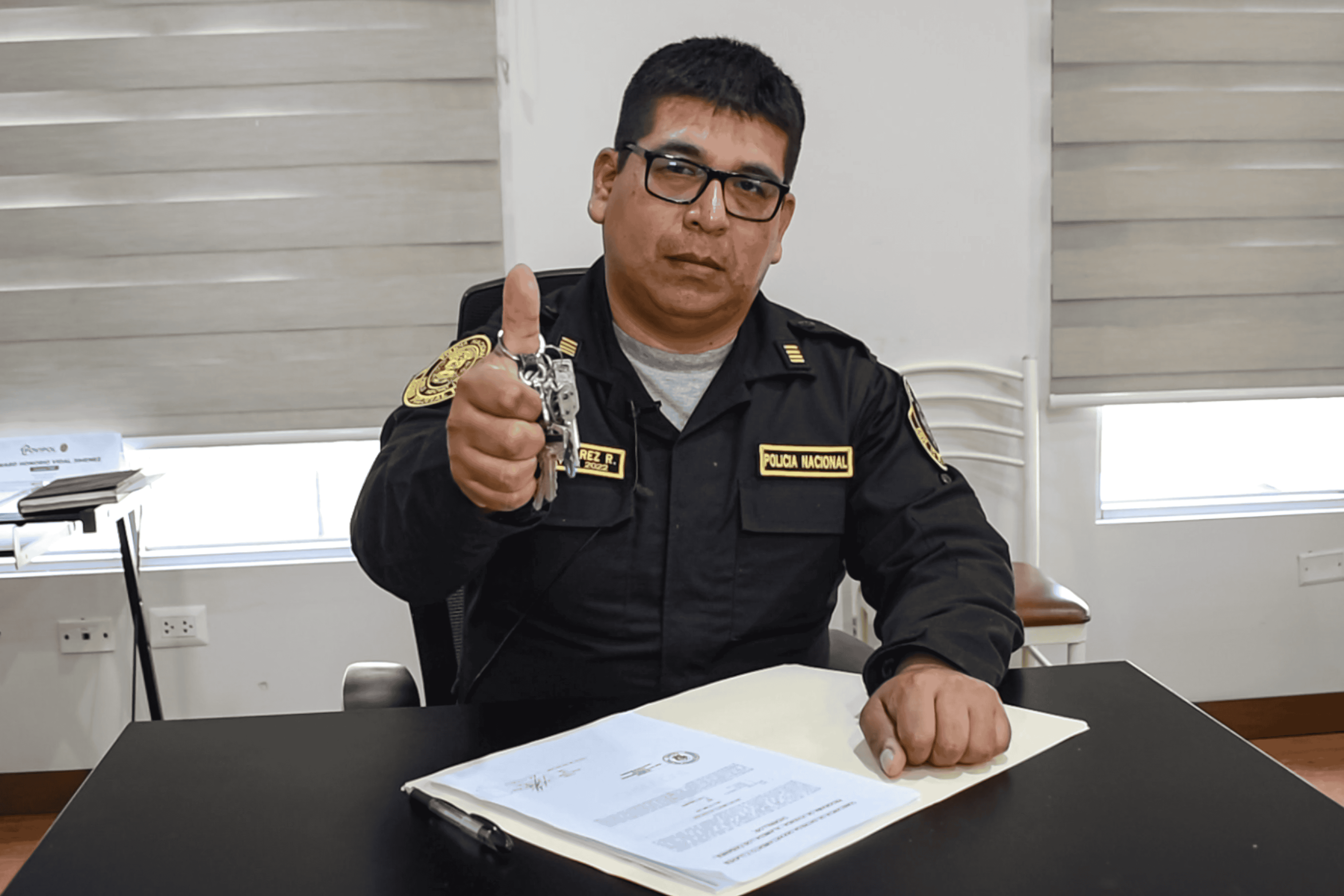 FOVIPOL entrega vivienda del proyecto "Los Faisanes" en Chorrillos al Mayor PNP Nils Álvarez Rojas